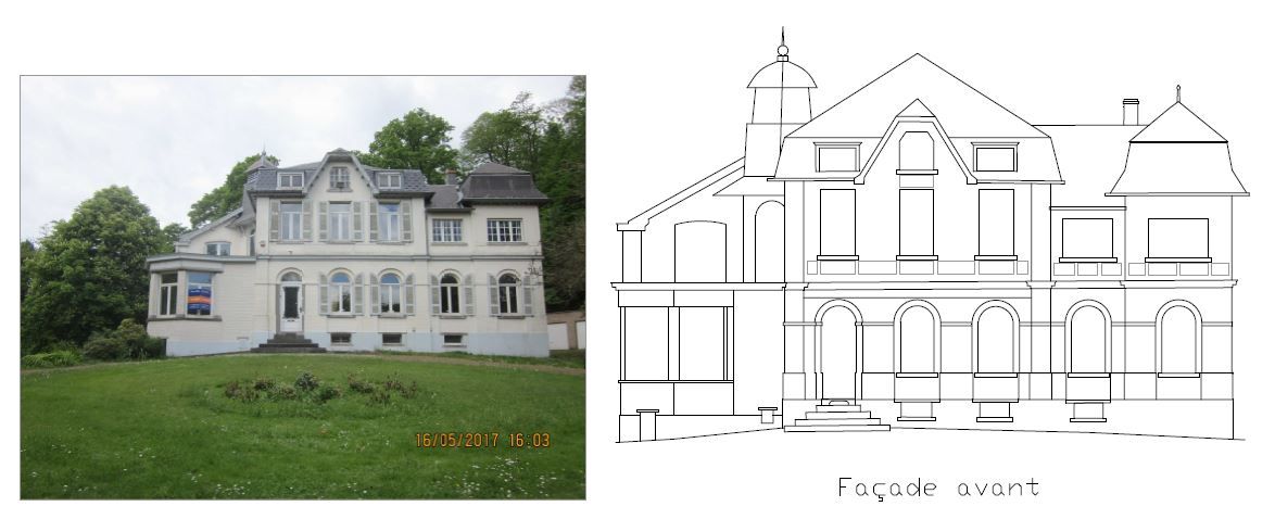 Le levé de façade